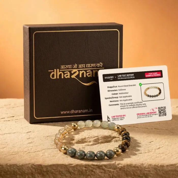 Money Magnet Natural Multi Stones Bracelet for Wealth, Luck & Success - Image 7