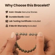 Money Magnet Pyrite Natural Stone Bracelet for Wealth, Success & Abundance - Image 5